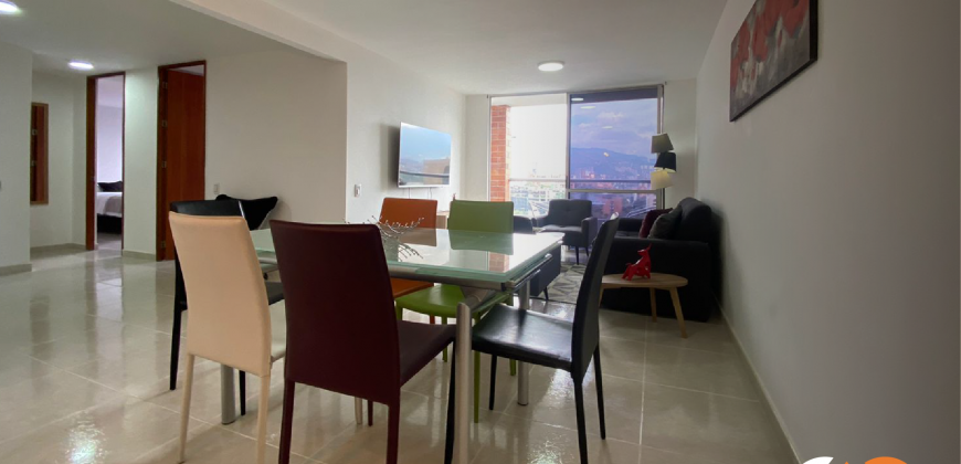 Apartamento con vista a la ciudad de Medellín sector Oviedo