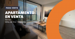 Apartamento en venta sector Milla de Oro de la ciudad de Medellín