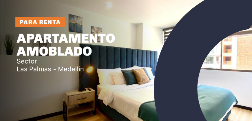 Apartamento para la renta en Las Palmas ciudad de Medellín