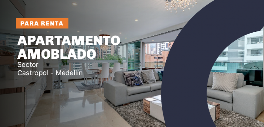 Apartamento ubicado en el sector de Castropol en el Poblado en Medellín