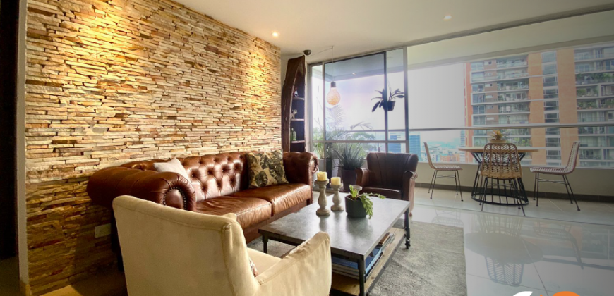 Apartamento en el sector de El Poblado en la ciudad de Medellín con vista a la ciudad