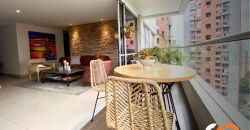 Apartamento en el sector de El Poblado en la ciudad de Medellín con vista a la ciudad