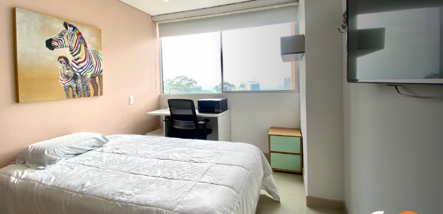 Apartamento en el sector de El Poblado en la ciudad de Medellín con vista a la ciudad