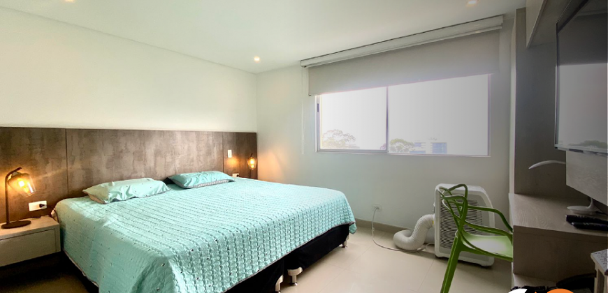 Apartamento en el sector de El Poblado en la ciudad de Medellín con vista a la ciudad