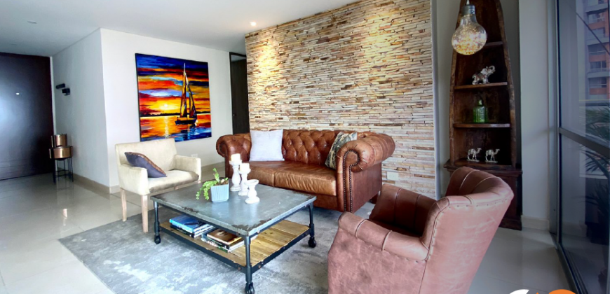 Apartamento en el sector de El Poblado en la ciudad de Medellín con vista a la ciudad