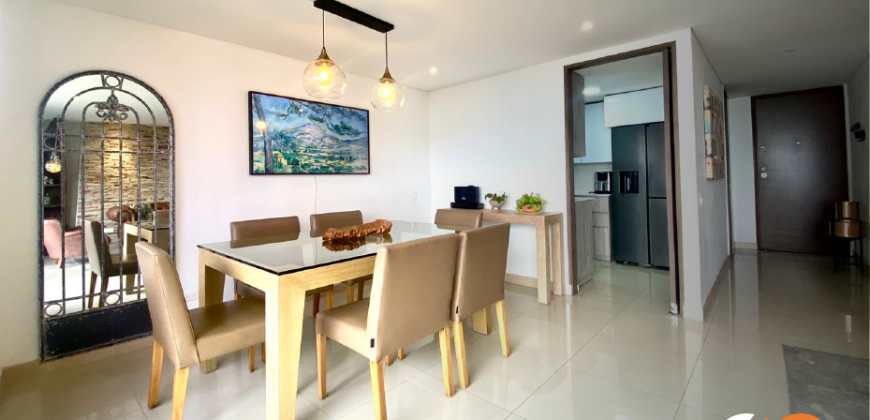 Apartamento en el sector de El Poblado en la ciudad de Medellín con vista a la ciudad