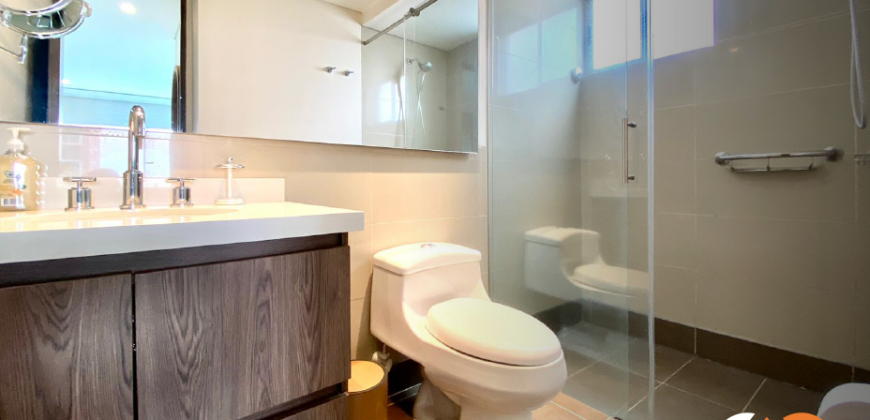 Apartamento en el sector de El Poblado en la ciudad de Medellín con vista a la ciudad