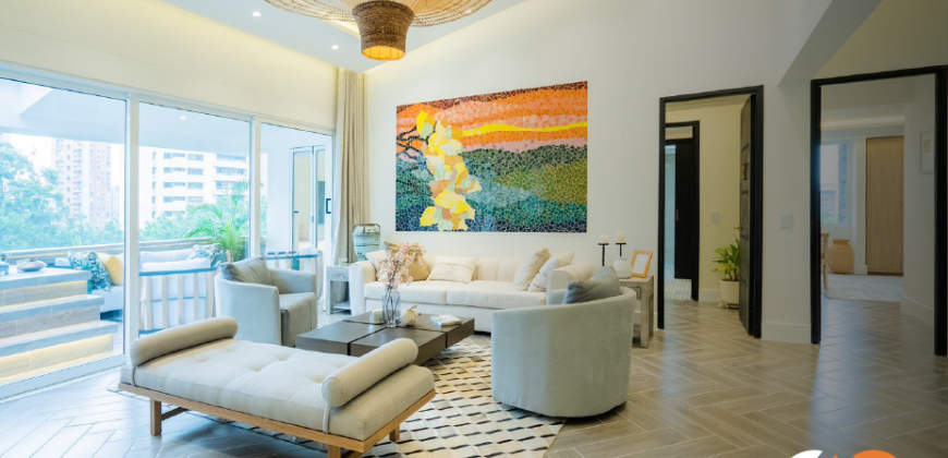 Apartamento para rentar en el sector de Alejandría en el Poblado en Medellín
