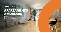 Apartamento para la renta ubicado en el sector de Oviedo en el Poblado Medellín