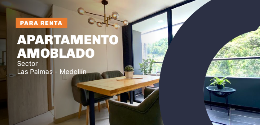 Apartamento para rentar ubicado en Las Palmas en la ciudad de Medellín