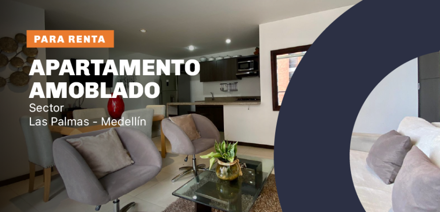 Apartamento para renta ubicado en el sector de Las Palmas cerca al Poblado en Medellín