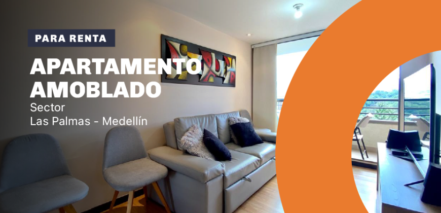Vivir en un apartamento amoblado ubicado en Las Palmas en Medellín