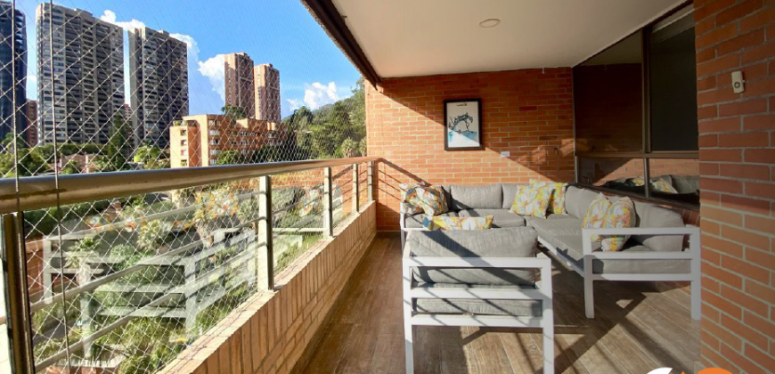 Apartamento para la renta ubicado cerca al Tesoro en el Poblado ciudad de Medellín
