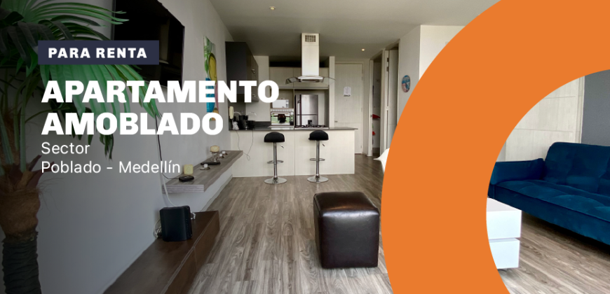 Apartamento para la renta en el sector de El Poblado en Medellín