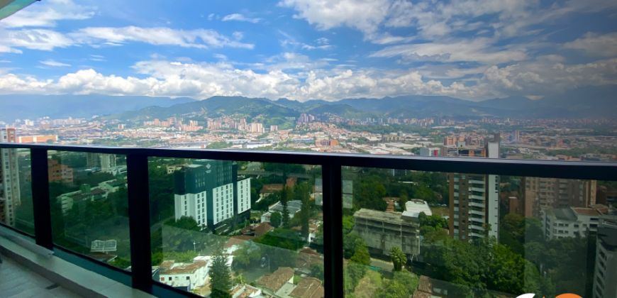 Apartamento para la renta en el sector de El Poblado en Medellín