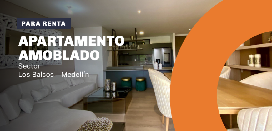 Apartamento disponible para la renta Los Balsos en Medellín