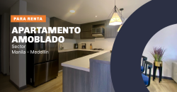Apartamento para la renta en el sector de Manila en el Poblado en Medellín