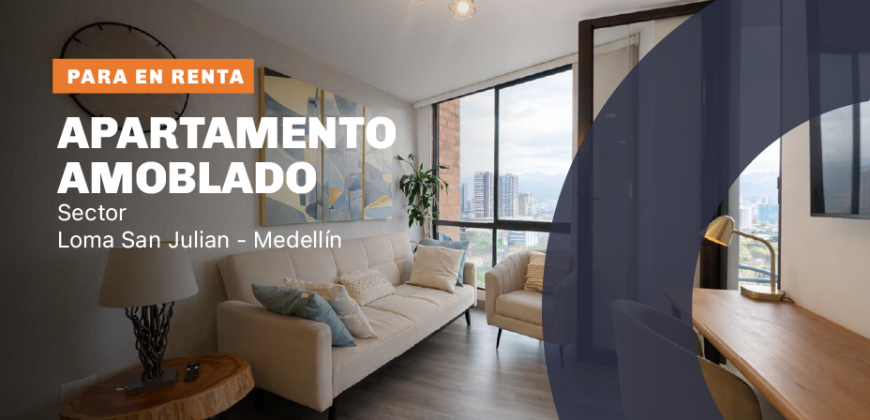 Apartamento para la renta ubicado en la Loma de San Julian en Medellín