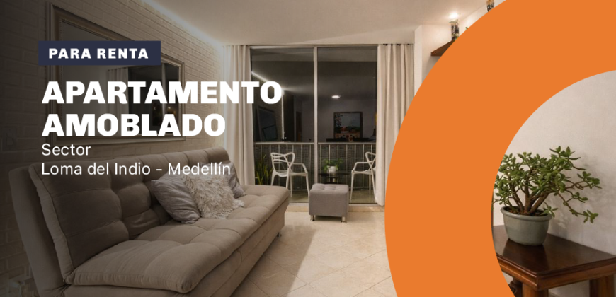 Apartamento disponible para la renta en el sector de La Loma del Indio en Medellín