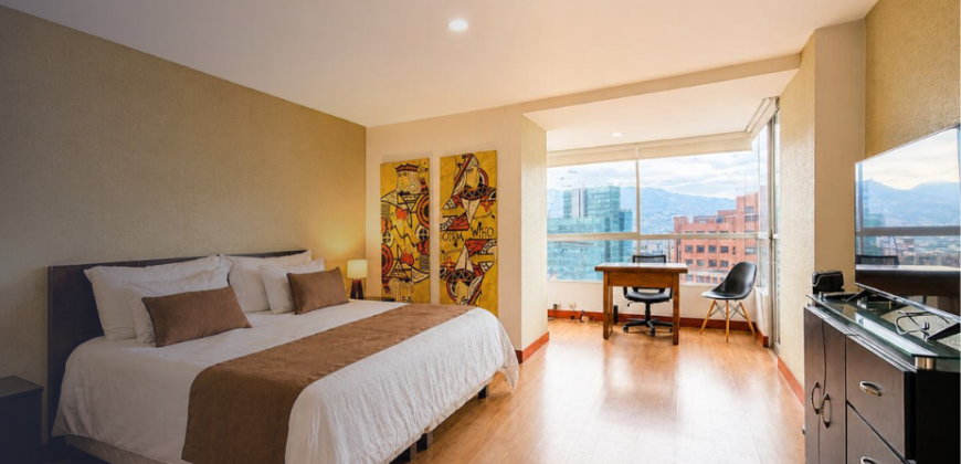 Apartamento amoblado en el sector de El Poblado en Medellín Antioquia