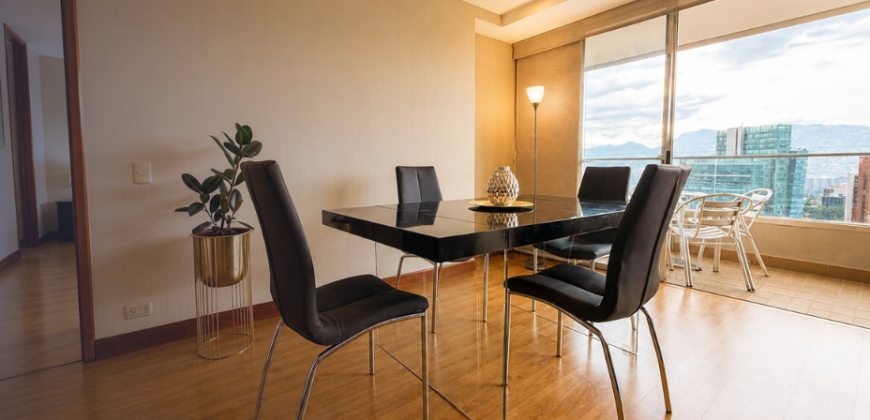 Apartamento amoblado en el sector de El Poblado en Medellín Antioquia