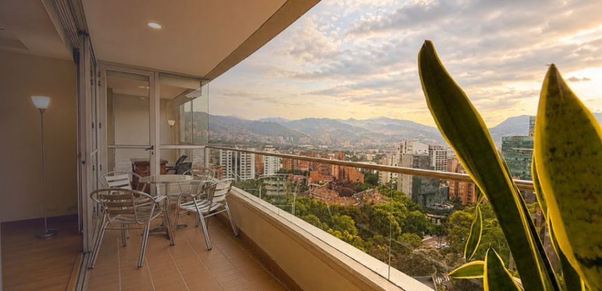 Apartamento amoblado en el sector de El Poblado en Medellín Antioquia
