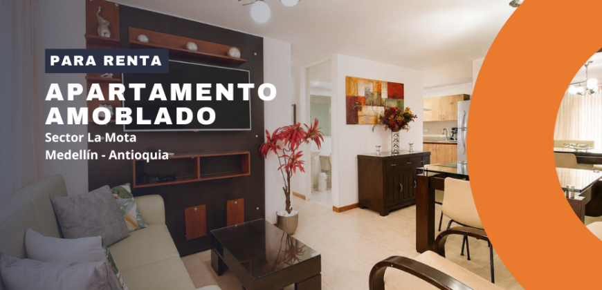 Apartamento disponible para la renta ubicado en el sector de La Mota en Medellín