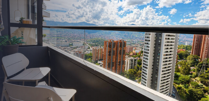 Apartamento para la renta disponible en la ciudad de Medellín en el sector Las Palmas