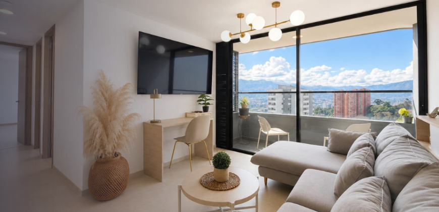 Apartamento para la renta disponible en la ciudad de Medellín en el sector Las Palmas