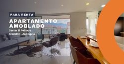 Apartamento para la renta en Medellín, barrio El Poblado en Antioquia