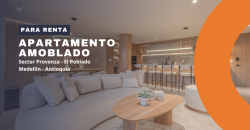 Apartamento disponible para la renta ubicado en Provenza en la ciudad de Medellín