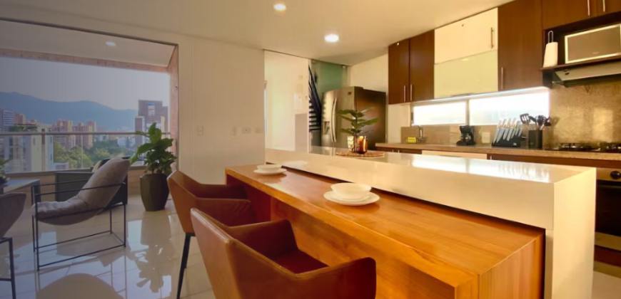 Apartamento para la renta en Medellín, barrio El Poblado en Antioquia