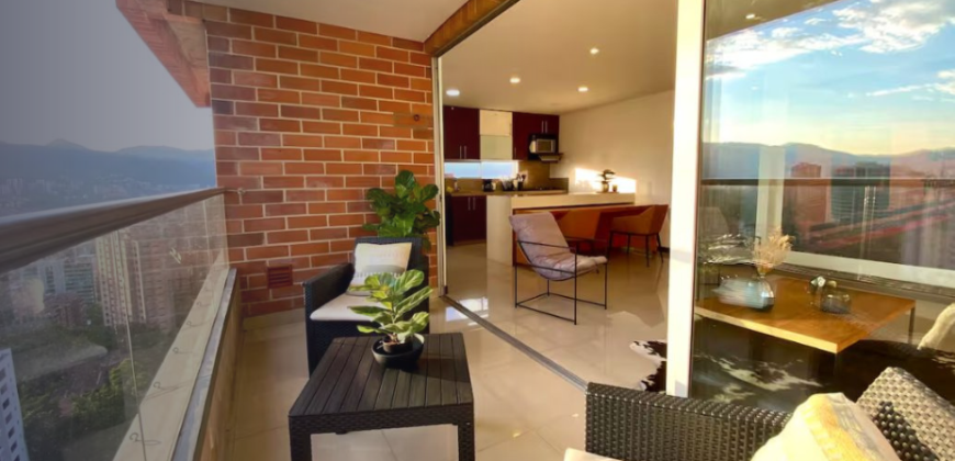 Apartamento para la renta en Medellín, barrio El Poblado en Antioquia